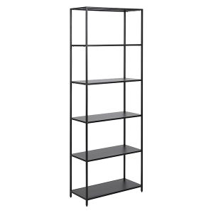 Regał Newcastle 69 cm z półkami czarny 49569 Regał Newcastle 69 cm z półkami czarny 49569