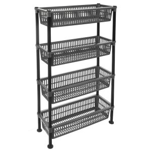 Regał organizer szafka 4-poziomowy kuchenny łazienkowy 176480 Regał organizer szafka 4-poziomowy kuchenny łazienkowy 176480