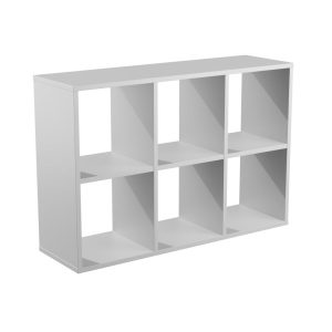 Regał otwarty 2×3 biały 207863 Regał otwarty 2×3 biały 207863