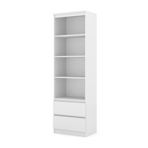 Regał otwarty MAJA 60 cm 2S biały mat 2 szuflady półki 1030650