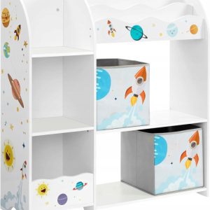 Regał półka do pokoju dziecięcego 93x30x100 organizer 344059 Regał półka do pokoju dziecięcego 93x30x100 organizer 344059