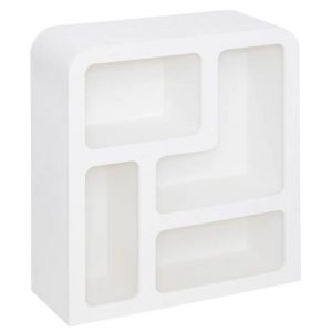 Regał półka MDF biała Solana 75×30 cm 304911 Regał półka MDF biała Solana 75×30 cm 304911