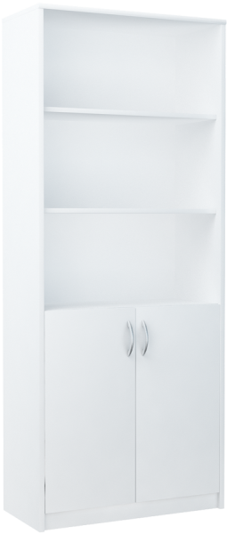 Regał Półzamknięty R007 Biały 180x74x35 cm Bestseller 570533