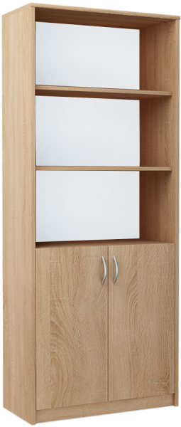 Regał Półzamknięty R007 Dąb Sonoma 180x74x35 cm Bestseller 570535