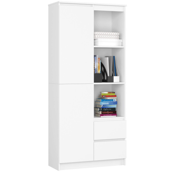 Regał R11 Biały 80x35x180 cm 303258