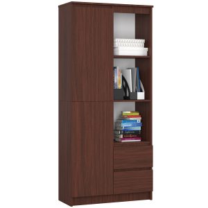 Regał R11 Wenge 80x35x180 cm 303269 Regał R11 Wenge 80x35x180 cm 303269