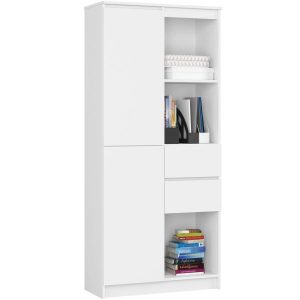 Regał R15 R80 1D 2Sz Clp Pk Biały 710403 Regał R15 R80 1D 2Sz Clp Pk Biały 710403