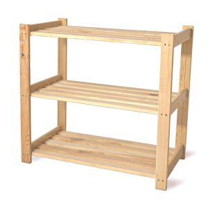 Regał r5 magazynowy drewniany spiżarnia 3 półki sosna 62cm 374270 Regał r5 magazynowy drewniany spiżarnia 3 półki sosna 62cm 374270