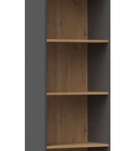 Regał R50 50cm książki segregatory – Antracyt Dąb Artisan 78371 Regał R50 50cm książki segregatory – Antracyt Dąb Artisan 78371