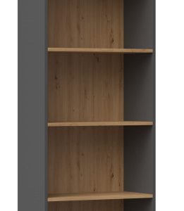 Regał R60 półka książki segregatory antracyt / dąb artisan 99928 Regał R60 półka książki segregatory antracyt / dąb artisan 99928