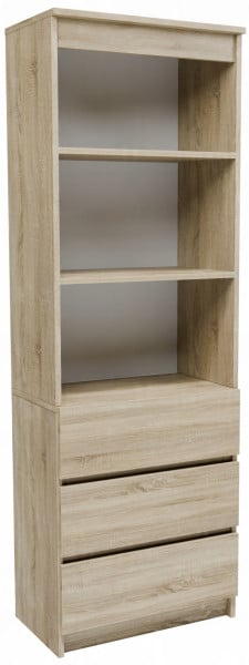 Regał R603SZ2PSON sonoma szafka stojąca komoda na książki zabawki ubrania 729582