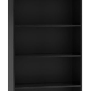 Regał R80 80cm książki segregatory czarny 78369 Regał R80 80cm książki segregatory czarny 78369
