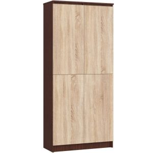 Regał R80 Wenge, Dąb Sonoma 80x35x180 cm 303321 Regał R80 Wenge, Dąb Sonoma 80x35x180 cm 303321