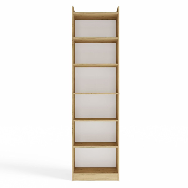 REGAŁ RIMINI Szafka 50 Cm 7 Półek Na Książki Do Biura DĄB ARTISAN 1074662
