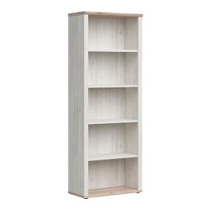 Regał Romance 76 cm z 4 półkami modrzew sibiu jasny 37593