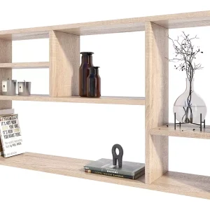Regał ścienny wiszący dąb sonoma – Narix 774036 Regał ścienny wiszący dąb sonoma – Narix 774036