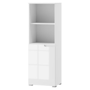 Regał Selene 50 cm z drzwiami i półką biały 985107 Regał Selene 50 cm z drzwiami i półką biały 985107
