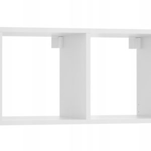Regał stojący modułowy MODUS 2×1 cm biały 375952 Regał stojący modułowy MODUS 2×1 cm biały 375952