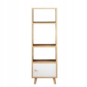 Regał stojący na książki jasny dąb 150x40x30cm 357434 Regał stojący na książki jasny dąb 150x40x30cm 357434