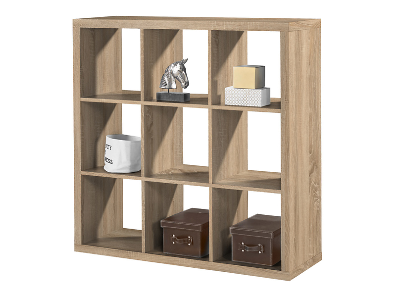 Regał Style III 112 cm z 9 półkami dąb sonoma 749493