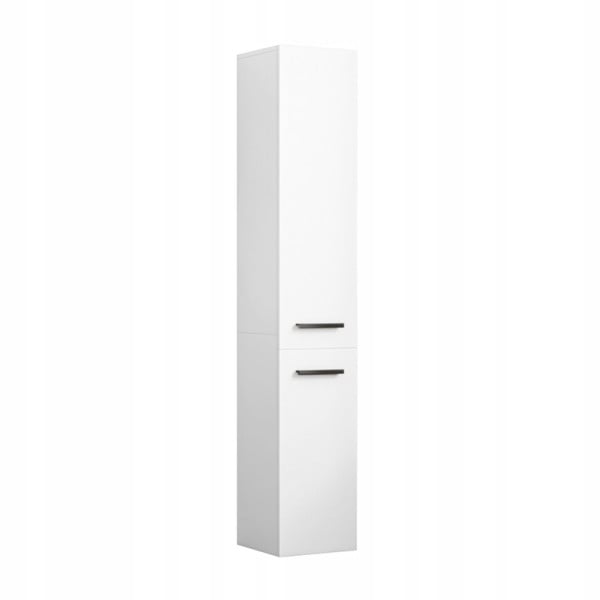 Regał szafka biała nowoczesna stojąca słupek wysoki loft 2-drzwiowy 174 cm 704040