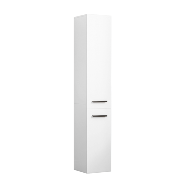 Regał szafka biała nowoczesna stojąca słupek wysoki loft 2-drzwiowy 174 cm 669024
