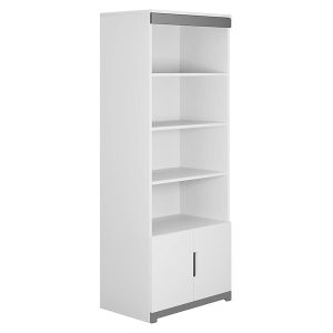 Regał Tomi 70 cm z 2 drzwiami i 4 półkami biały 102400 Regał Tomi 70 cm z 2 drzwiami i 4 półkami biały 102400