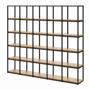 Regał WOOD BOX 177x200x30/34 Loft na książki 333359