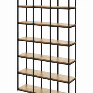 Regał WOOD BOX 212x120x30/34 Loft na książki 333340