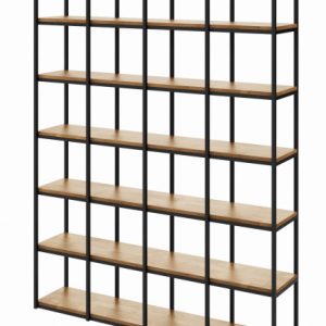 Regał WOOD BOX 212x160x30/34 Loft na książki 333360
