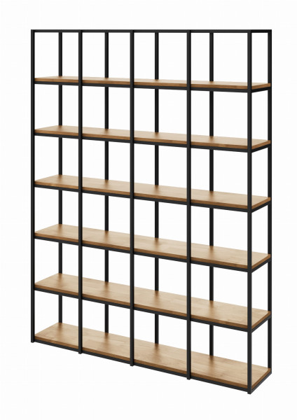 Regał WOOD BOX 212x160x30/34 Loft na książki 333360