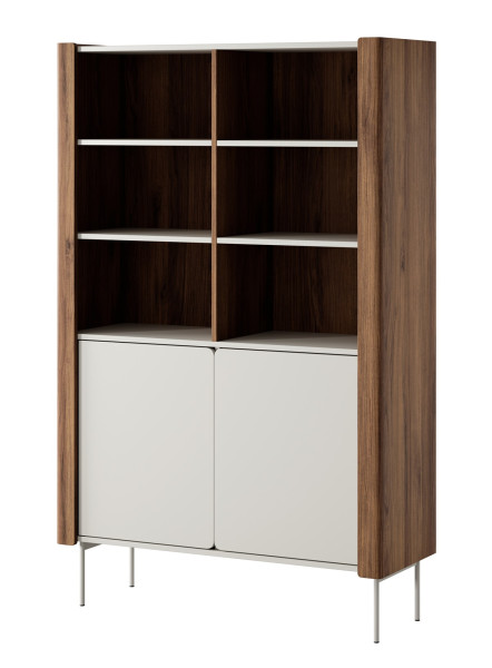 Regał WRAPSO do salonu R 105 - orzech + kaszmir 325530