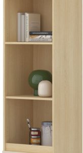 Regał wysoki na książki z szufladami 45 cm TERRA 1070281
