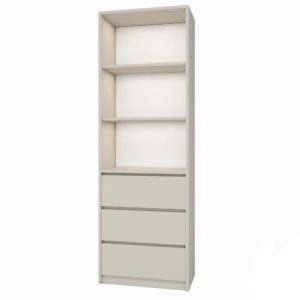 Regał z 3 szufladami i półkami na książki nowoczesny design stylowy Kaszmir 808761 Regał z 3 szufladami i półkami na książki nowoczesny design stylowy Kaszmir 808761