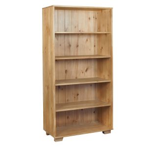 Regał z drewna litego I NATURAL WOOD, kolor dębowy 338143 Regał z drewna litego I NATURAL WOOD, kolor dębowy 338143