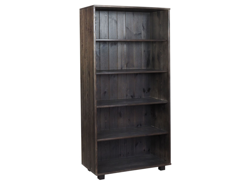 Regał z drewna litego NATURAL WOOD I, kolor orzech 265126