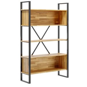 Regał z metalu i drewna w stylu loftowym loft office 326592 Regał z metalu i drewna w stylu loftowym loft office 326592