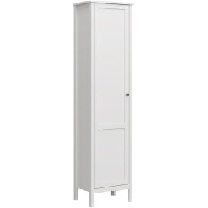 Regał z Półkami do Salonu AZURA 50 cm Biały Skandynawski 319034 Regał z Półkami do Salonu AZURA 50 cm Biały Skandynawski 319034