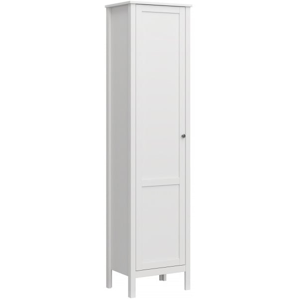 Regał z Półkami do Salonu AZURA 50 cm Biały Skandynawski 319034