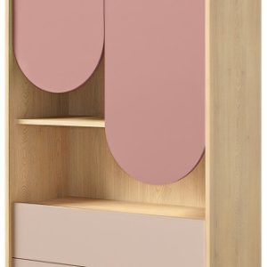 Regał z szufladami do pokoju dziecięcego 83 cm LOLLIE 1021826 Regał z szufladami do pokoju dziecięcego 83 cm LOLLIE 1021826