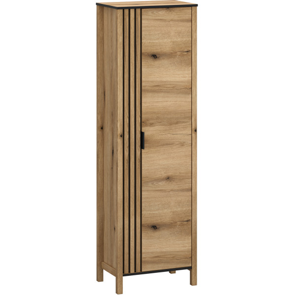 Regał Zamknięty do Salonu VERVE 62 cm Dąb Evok Loftowy 329735