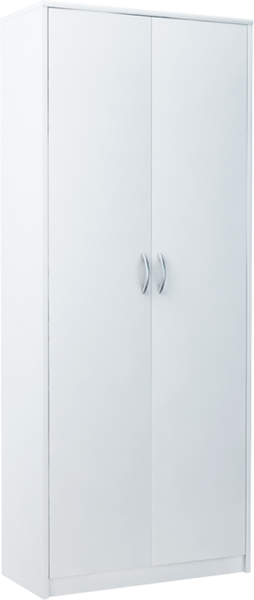 Regał Zamknięty R004 Biały 180x74x35 cm Bestseller 570187