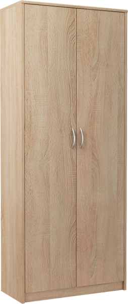 Regał Zamknięty R004 Dąb Sonoma 180x74x35 cm Bestseller 570193