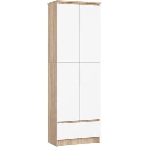 Regał Zamkniety R60 2D 1Sz Clp Pk Dąb Sonoma / Biały 710391 Regał Zamkniety R60 2D 1Sz Clp Pk Dąb Sonoma / Biały 710391
