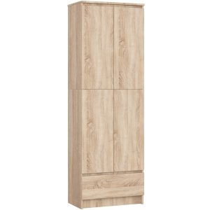 Regał Zamkniety R60 2D 1Sz Clp Pk Dąb Sonoma 710386 Regał Zamkniety R60 2D 1Sz Clp Pk Dąb Sonoma 710386