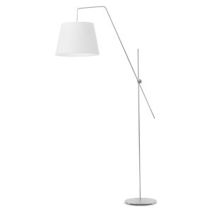 Regulowana lampa podłogowa VIGO Srebrny – Biały 874280