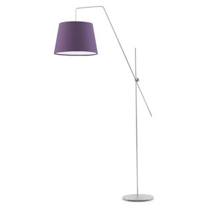 Regulowana lampa podłogowa VIGO Srebrny – Fioletowy 874282