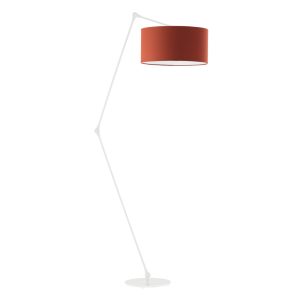 Regulowana lampa stojąca BARI Biały – Rdzawy 872516