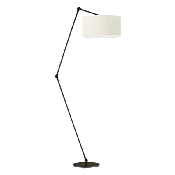 Regulowana lampa stojąca BARI Czarny - Ecru 872559