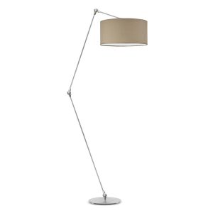 Regulowana lampa stojąca BARI Srebrny – Beżowy 872538